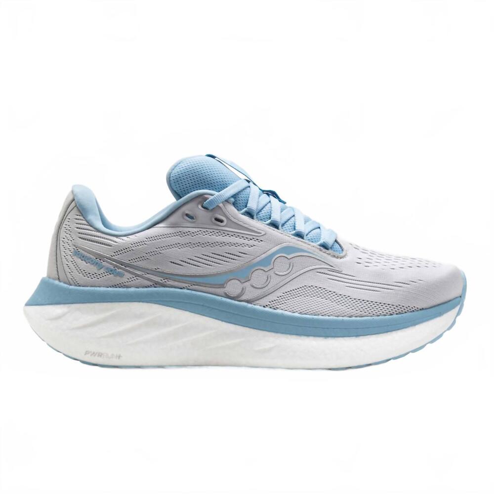 NEW SAUCONY women's ride 18 shoes in cloud/dream